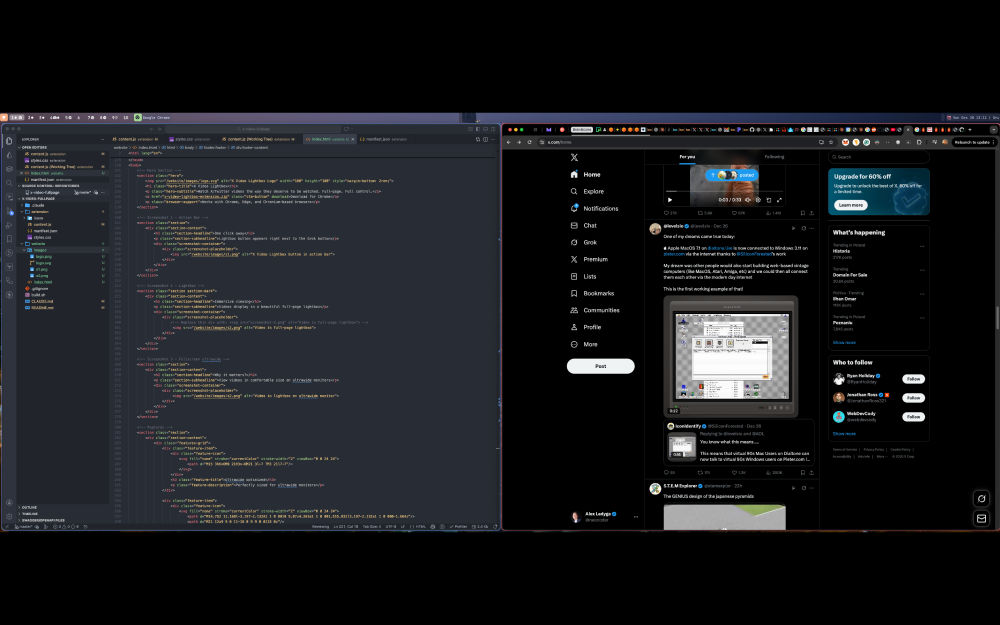 Video viewing without X Video Lightbox extension